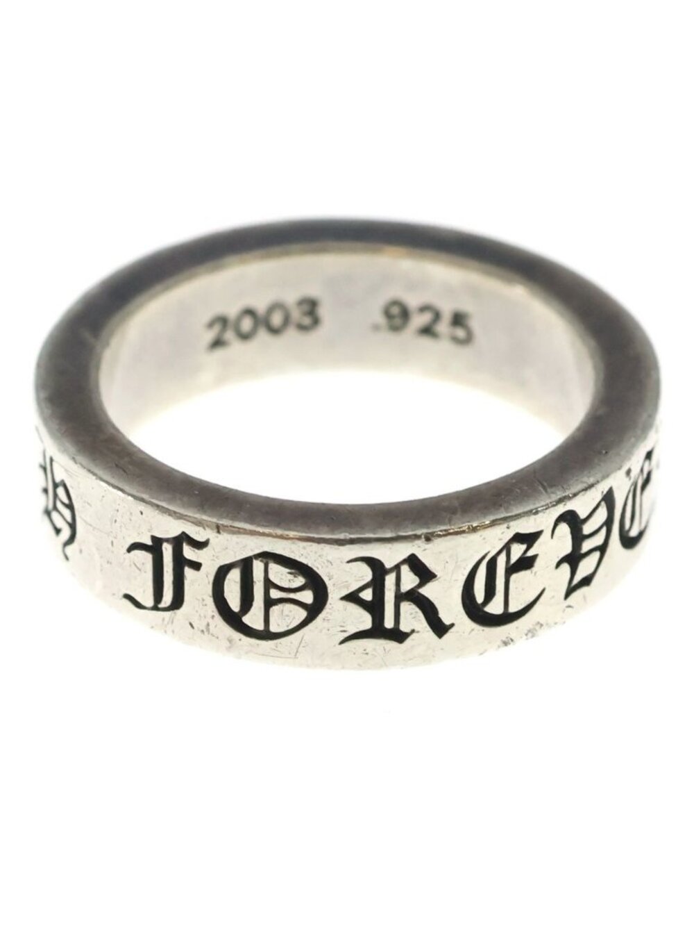 Chrome Hearts Spacer Forever Ring Silver